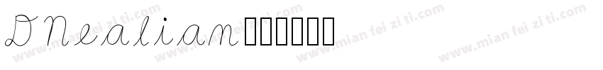 DNealian字体转换