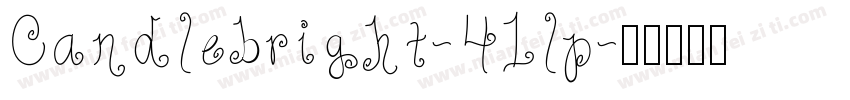 Candlebright-41lp字体转换