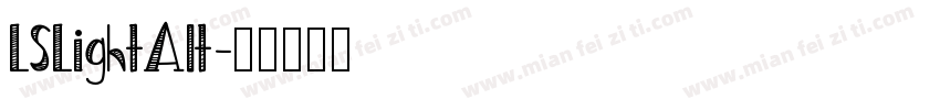 LSLightAlt字体转换