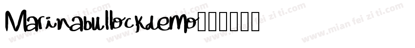 Marinabullockdemo字体转换