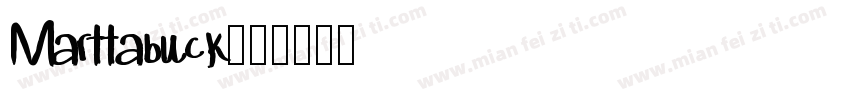 Marttabuck字体转换