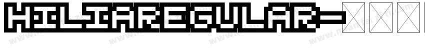 HILIAREGULAR字体转换
