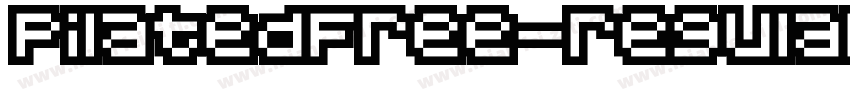 PilatedFree-regular字体转换