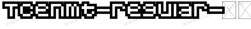 Tcenmt-regular字体转换