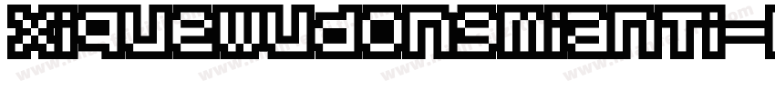 XiquewudongmianTi-regular字体转换