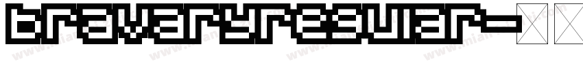 bravaryregular字体转换