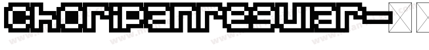 choripanregular字体转换