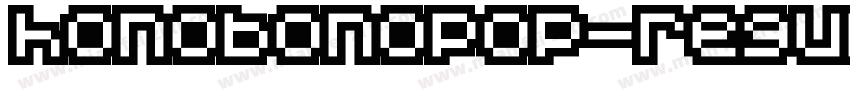 honobonopop-regular字体转换