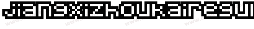 jiangxizhoukairegular字体转换
