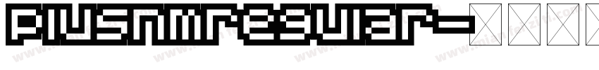 plusnmregular字体转换