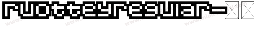 ruotteyregular字体转换