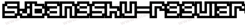 sjbangshu-rggular字体转换