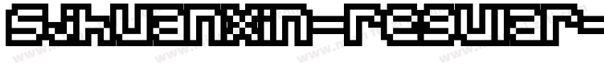 sjhuanxin-regular字体转换