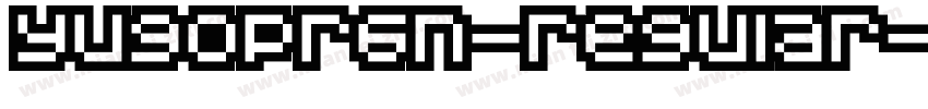 yugopr6n-regular字体转换