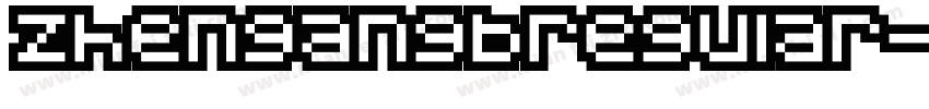 zhengangbregular字体转换