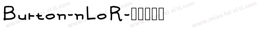 Burton-nLoR字体转换
