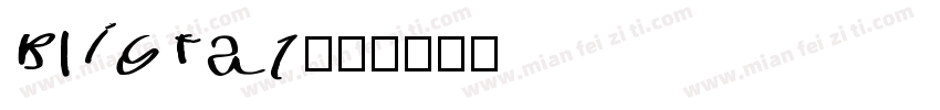 Blistar字体转换