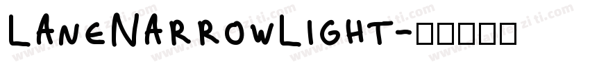 LaneNarrowLight字体转换