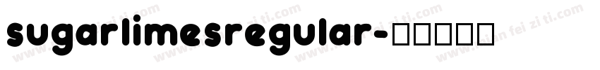 sugarlimesregular字体转换