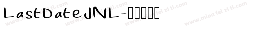 LastDateJNL字体转换