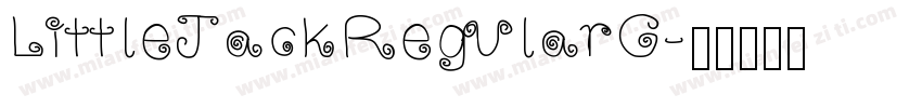 LittleJackRegularG字体转换
