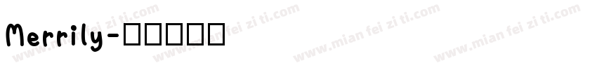 Merrily字体转换