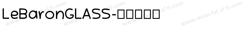 LeBaronGLASS字体转换