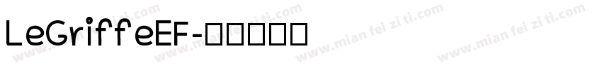 LeGriffeEF字体转换