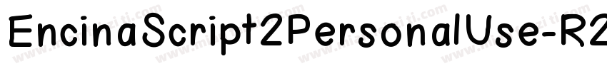 EncinaScript2PersonalUse-R2Le字体转换