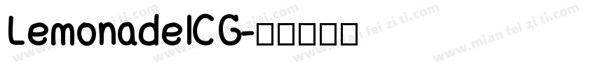LemonadeICG字体转换