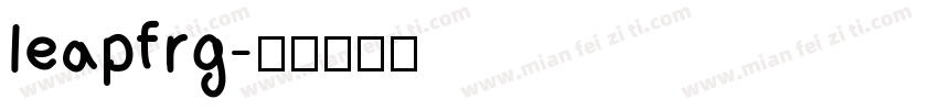 leapfrg字体转换