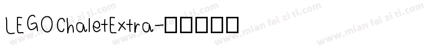 LEGOChaletExtra字体转换