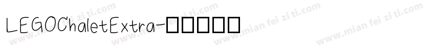 LEGOChaletExtra字体转换