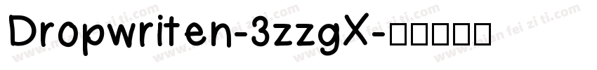 Dropwriten-3zzgX字体转换
