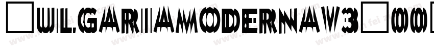 Bulgariamodernav3-00R9字体转换