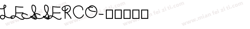LESSERCO字体转换