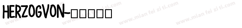 Herzogvon字体转换