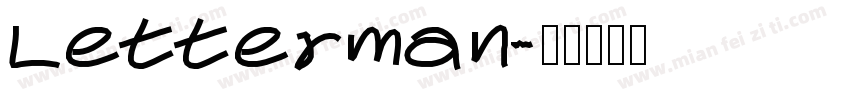 Letterman字体转换