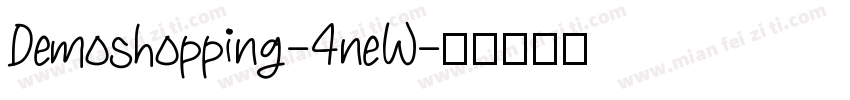 Demoshopping-4neW字体转换