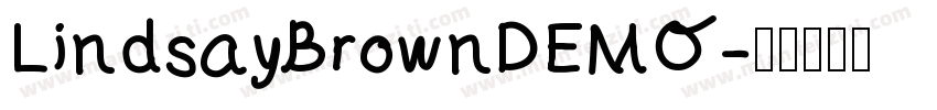 LindsayBrownDEMO字体转换