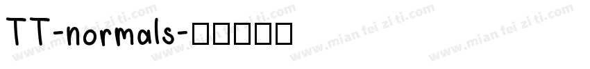 TT-normals字体转换