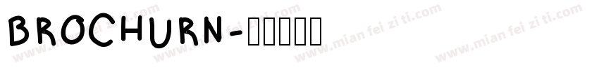 BROCHURN字体转换