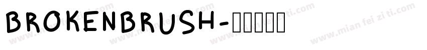 BROKENBRUSH字体转换