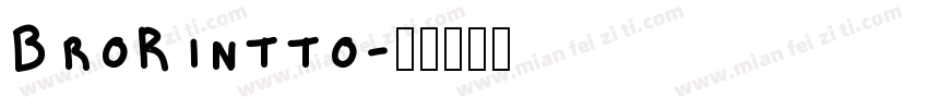 BroRintto字体转换