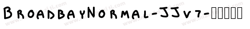 BroadbayNormal-JJv7字体转换