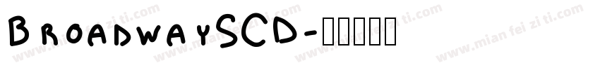 BroadwaySCD字体转换