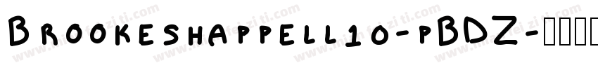 Brookeshappell10-pBDZ字体转换