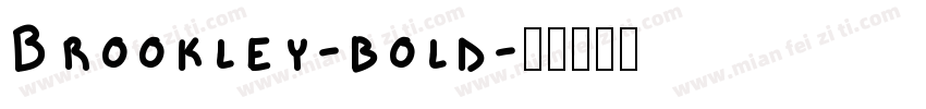 Brookley-bold字体转换
