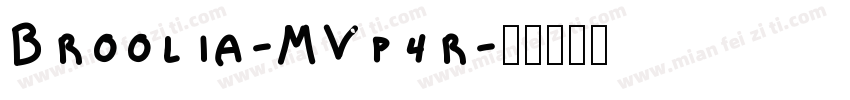 Broolia-MVp4r字体转换