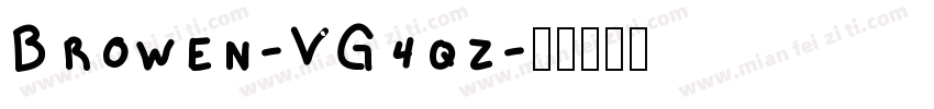 Browen-VG4qz字体转换